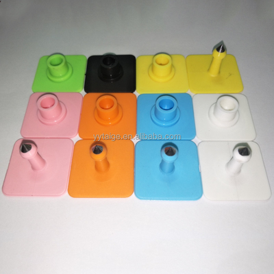31*31mm square ICAR Animal ear tag custom printing pig use ear tag supplier