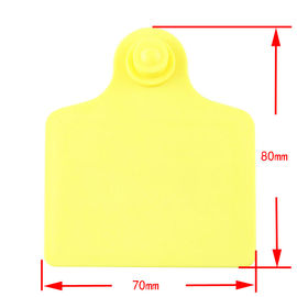 RFID cattle ear tag,UHF ear tag,barcode ear tag,cow ear tag,laser printing ear tag,80*70mm,plastic TPU,easy to tracking supplier