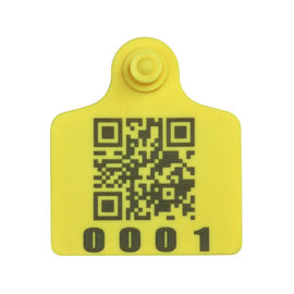 RFID cattle ear tag,UHF ear tag,barcode ear tag,cow ear tag,laser printing ear tag,80*70mm,plastic TPU,easy to tracking supplier